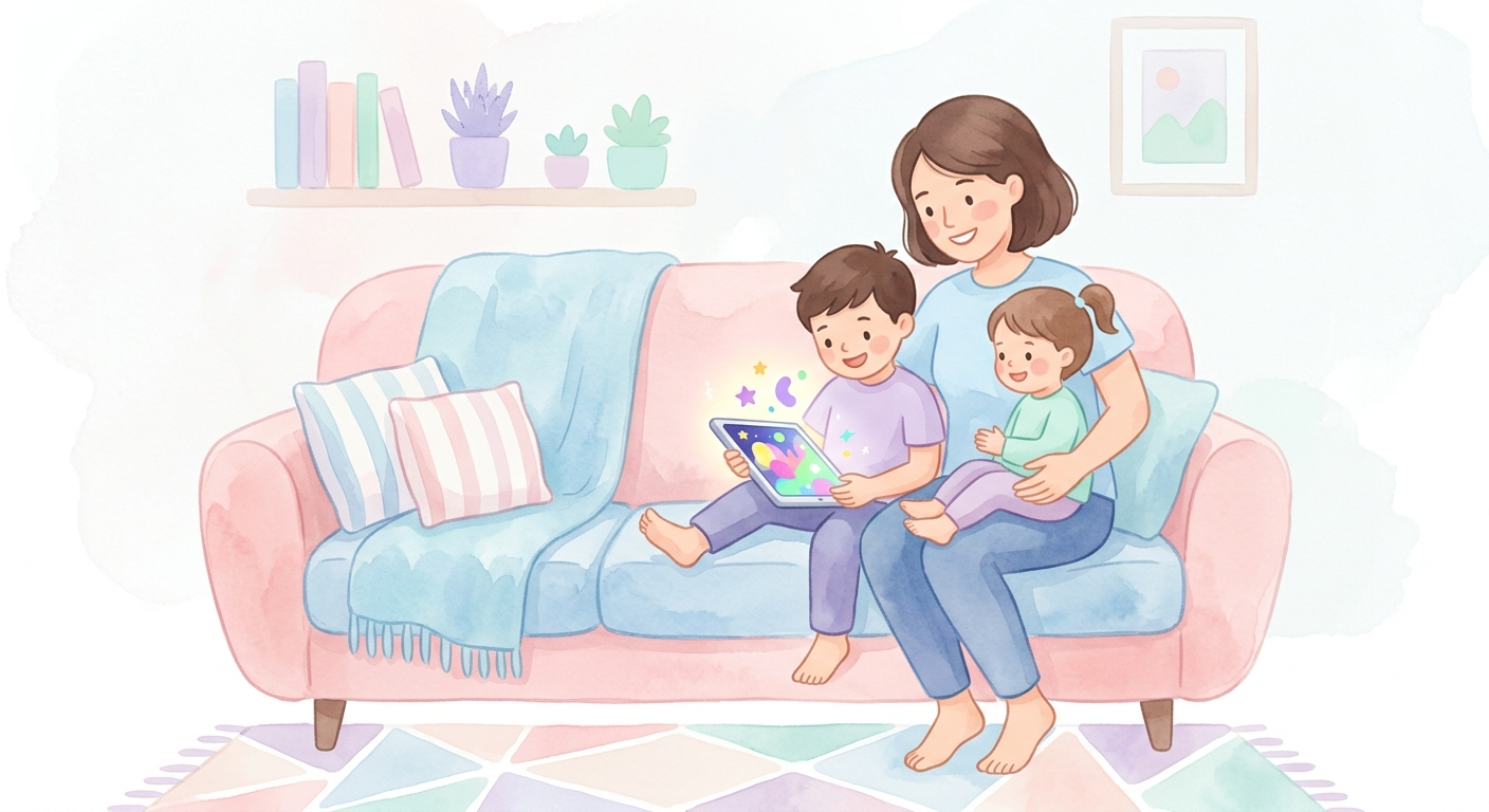 Happy family enjoying Tubely together